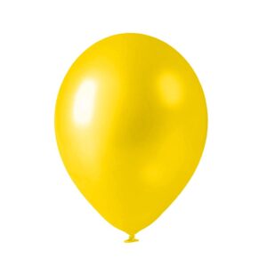 Balony metaliczne, metalizowane kolor żółty 410